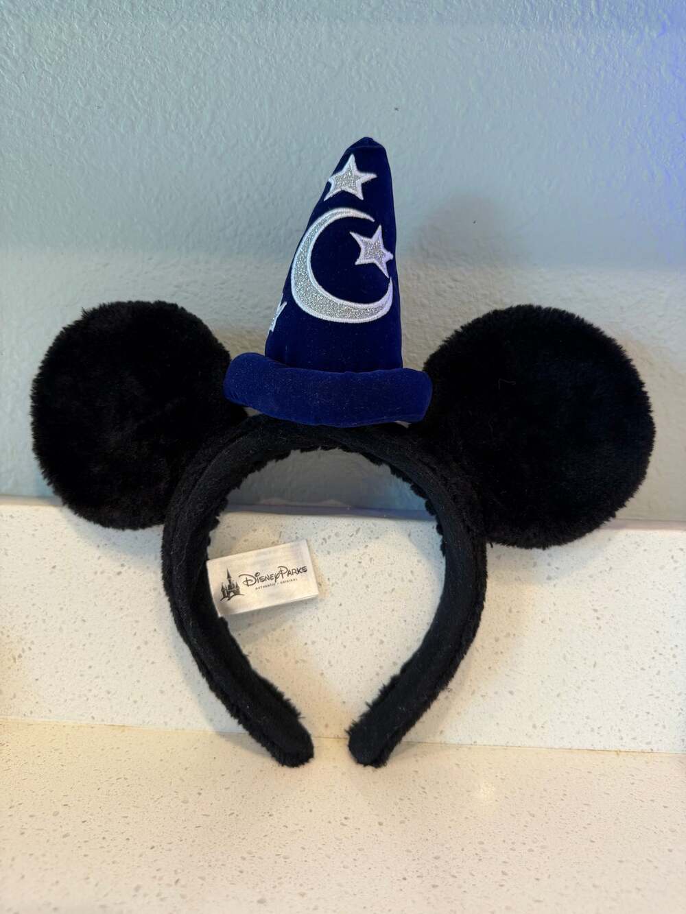 Disney Parks Sorcerer Mickey Mouse Ears Headband Fantasia Wizard Hat